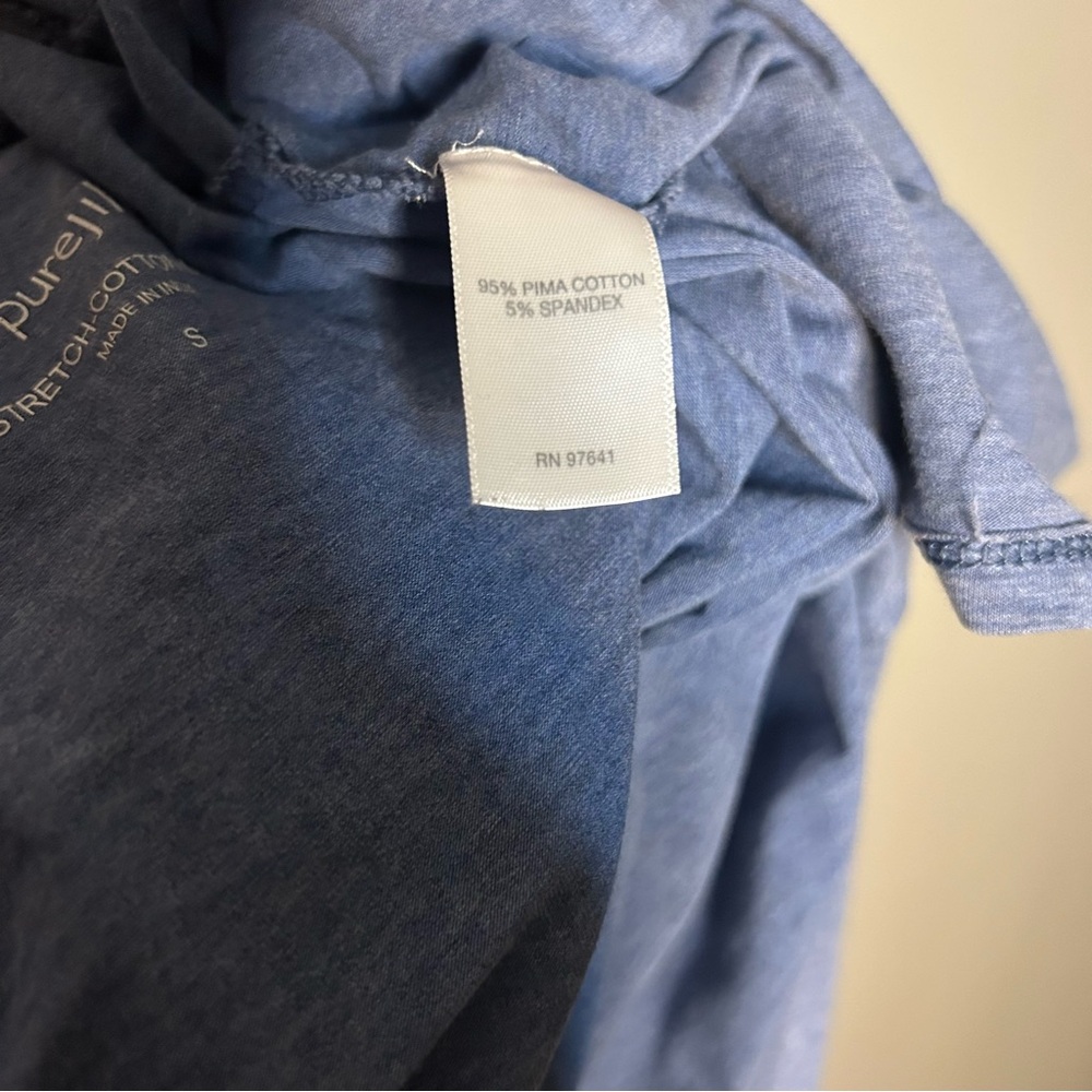 Women's Blue Long Sleeve Top - Picture 5 of 6